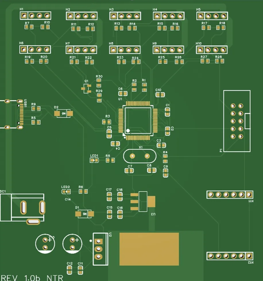 FanControl PCB and wiring