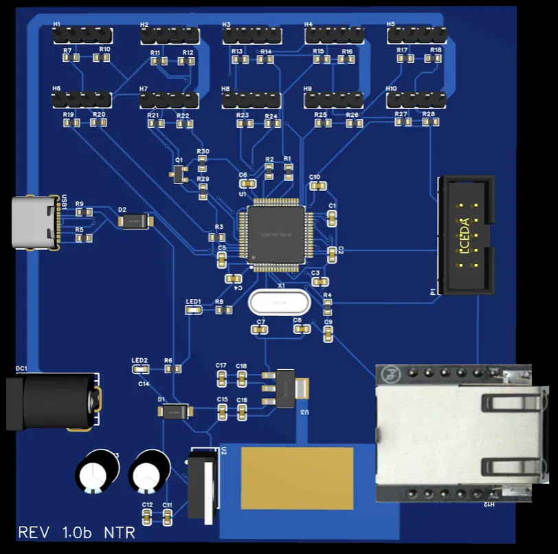 Multiple fans monitored in real time